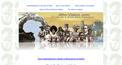 Desktop Screenshot of afro-vision.com