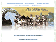 Tablet Screenshot of afro-vision.com